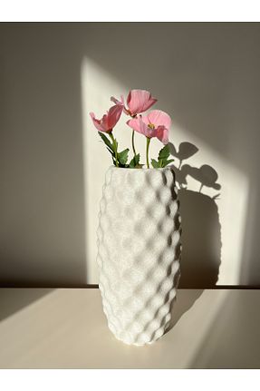 گلدان طوسی پلاستیک objeo - کد 933685952