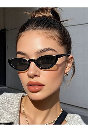 عینک آفتابی مشکی زنانه 50 LOOKUP NEW - کد 939195708