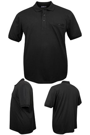 تیشرت سایز بزرگ مشکی مردانه تکی marufshop - کد 939189265