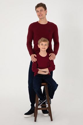 پلیور قهوه ای بچه گانه ساده U.S. Polo Assn. - کد 878973000