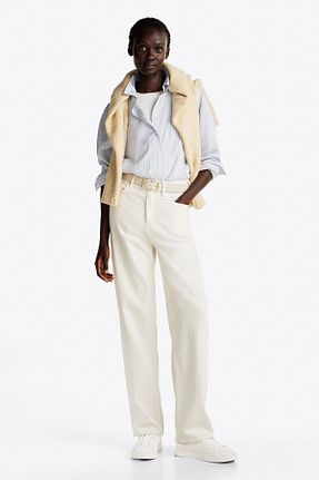 کفش اسنیکر زرد زنانه چرم اصل Tommy Hilfiger - کد 939242519