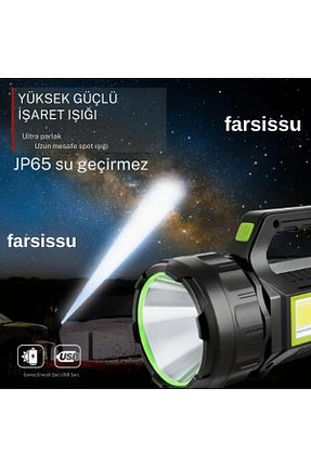 چراغ دستی مشکی farissu - کد 881948894