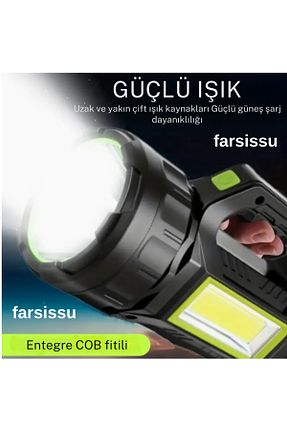 چراغ دستی مشکی farissu - کد 881948894