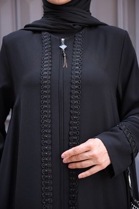 لباس سایز بزرگ مشکی زنانه کرپ KADEEM - کد 824138149