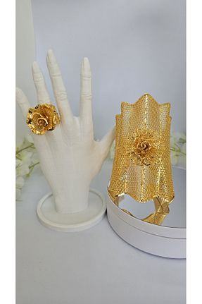 ست استیل زرد زنانه روکش طلا michelle takı zerafetin yeni adresi - کد 939564928