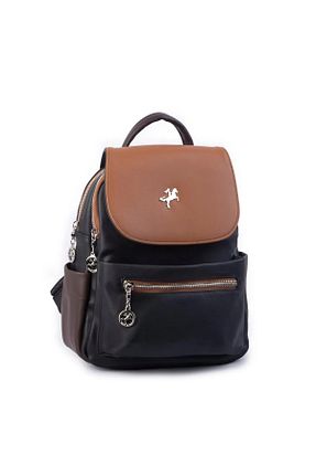 کوله پشتی مشکی زنانه سایز متوسط Nas Bag - کد 939317528
