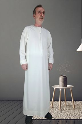 لباس مجلسی و فارغ التحصیلی سفید مردانه مخلوط ویسکون Royal Attire - کد 837656404