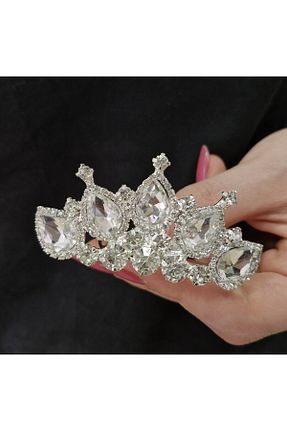 تاج سفید بچه گانه سنگ کریستال MAGRİB - کد 939588693