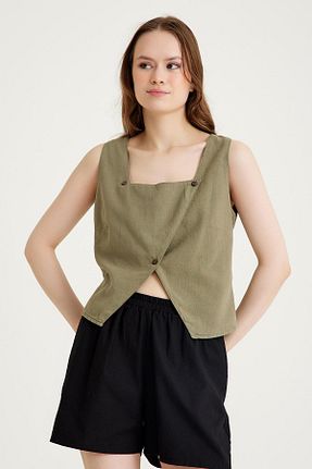 بلوز نارنجی زنانه ساده Tola Tola Etnik Giyim - کد 938163004