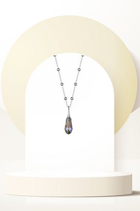 گردنبند جواهر زنانه فلزی Swarovski - کد 938878411