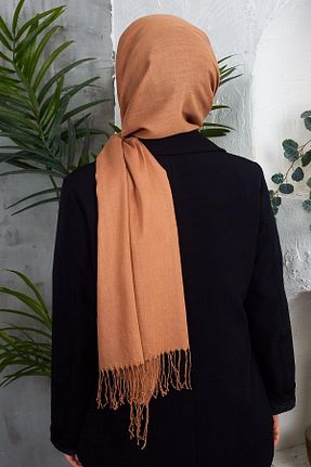 شال قهوه ای زنانه پنبه ای Golden Rose - کد 939318973