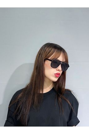 عینک آفتابی مشکی زنانه 50 ZELİOR - کد 939323953