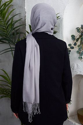 شال طوسی زنانه پنبه ای Golden Rose - کد 939319075