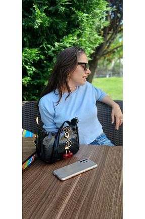 کیف دستی مشکی زنانه ابعاد کوچک ÇANTA - کد 939298472