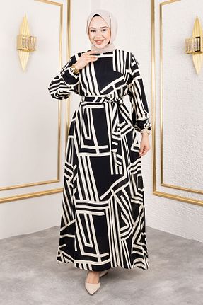 لباس حجاب مشکی زنانه رگولار Tesettür Dünyası - کد 939343934