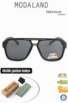 عینک آفتابی مشکی زنانه 55 ModaLand - کد 927591260