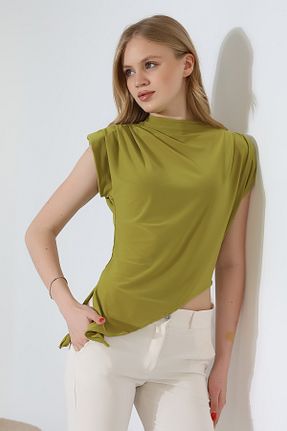 بلوز سبز زنانه ساده Butik Beyza - کد 933072229