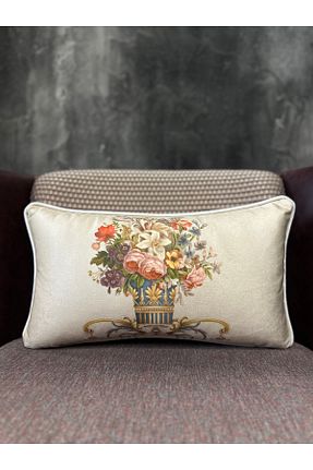 کوسن و روکش کوسن طوسی مخمل Fabricland - کد 81490511