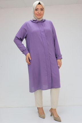 تونیک سایز بزرگ رنگی زنانه بافتنی Eslina - کد 939369267