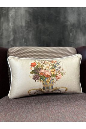 کوسن و روکش کوسن طوسی مخمل Fabricland - کد 81490511