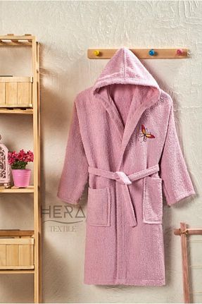 حوله پالتوئی نوزاد و کودک صورتی بچه گانه پنبه ای Hera - کد 320029762