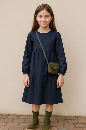 لباس سرمه ای بچه گانه بافتنی Angel&Co. Girls Clothing - کد 934365259