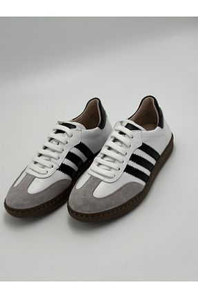 کفش اسنیکر سفید زنانه چرم اصل Klay Shoes - کد 939381031