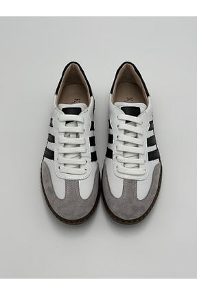 کفش اسنیکر سفید زنانه چرم اصل Klay Shoes - کد 939381031