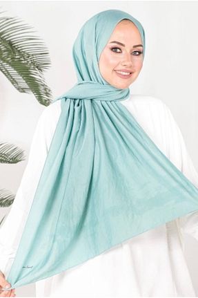 شال آبی زنانه ویسکون haremscarfs - کد 939394675