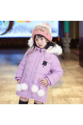 کاپشن بنفش بچه گانه گشاد Arafım Butik - کد 870669303