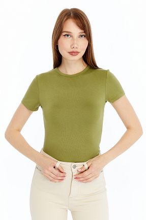بلوز سبز زنانه ساده LAENT - کد 939432084