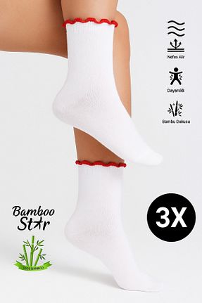 جوراب رنگی زنانه بامبو bamboo star - کد 939431068