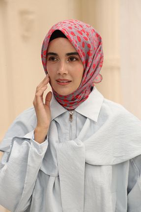 روسری صورتی پنبه ای Silk Home - کد 939435613