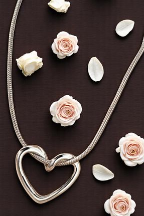 گردنبند استیل ( فولاد ) طوسی زنانه استیل (فولاد) katilus - کد 899634813