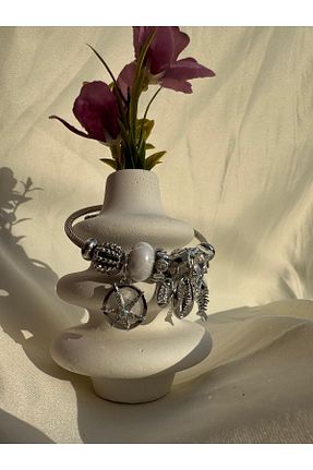 دستبند جواهر طوسی زنانه ŞİMŞEK BİJUTERİ - کد 939443743