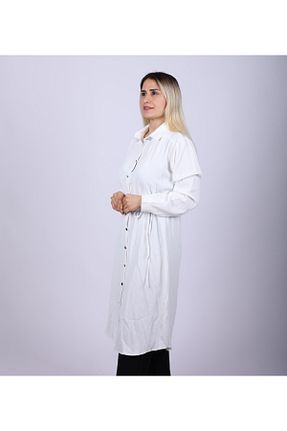 تونیک سفید زنانه بافتنی MODA - کد 939446719