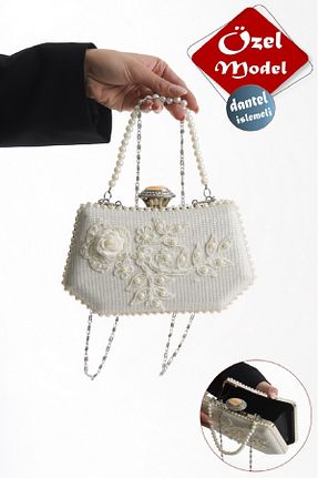 کیف مجلسی نباتی زنانه چرم مصنوعی GUİZA - کد 884858241