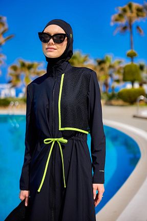 مایو حجاب مشکی زنانه ساده Marina - کد 939472434