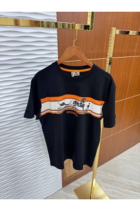 تیشرت مشکی مردانه Relaxed HERMES PARIS - کد 939490827