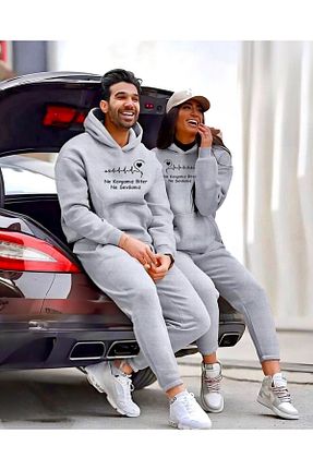 سوئیشرت طوسی زنانه چاپی FoxSkin Sportswear&Company - کد 939518766