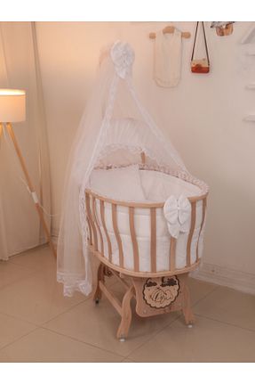 گهواره سفید چوب BebeK on For - کد 939527251