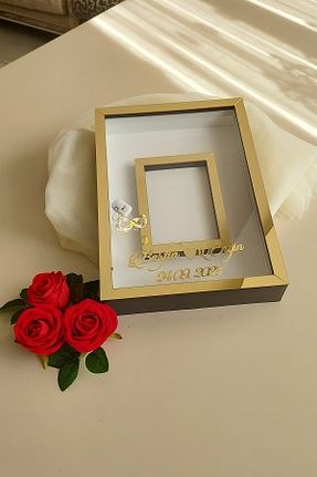 قاب عکس مشکی 1 پارچه hobicehayaller - کد 803811800