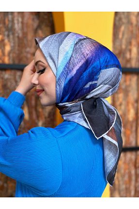 روسری رنگی کرپ Armine - کد 747341304