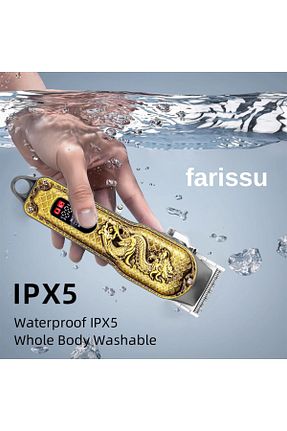 ماشین اصلاح صورت طلائی بی سیم farissu - کد 939536210