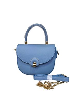 کیف دوشی آبی زنانه چرم مصنوعی VICTORIA SHINE - کد 939534438