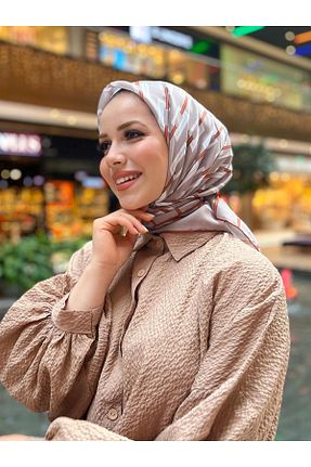 روسری رنگی پلی استر Armine - کد 748753379