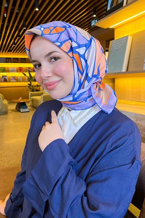 روسری رنگی کرپ Armine - کد 939541813