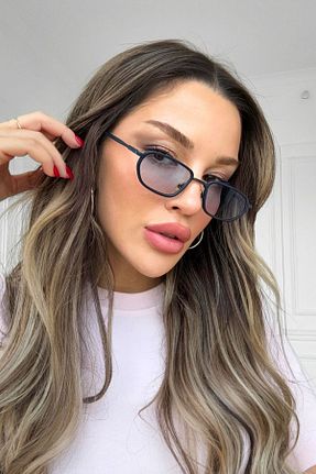 عینک آفتابی سرمه ای زنانه 55 REN EYEWEAR - کد 937573142
