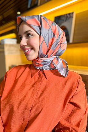 روسری رنگی کرپ Armine - کد 939541857