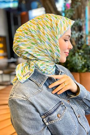 روسری رنگی کرپ Armine - کد 939541945
